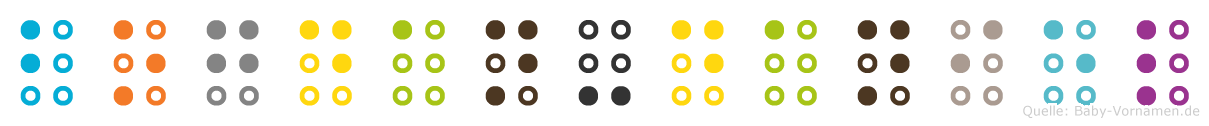 Bogdan-Daniel in Blindenschrift (Brailleschrift)