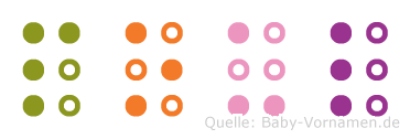 Poul in Blindenschrift (Brailleschrift)