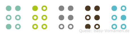 Magne in Blindenschrift (Brailleschrift)