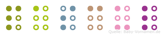 Pascul in Blindenschrift (Brailleschrift)