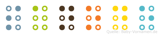 Sanode in Blindenschrift (Brailleschrift)