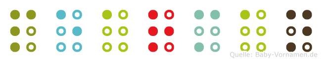 Pearman in Blindenschrift (Brailleschrift)