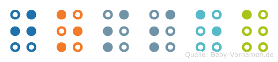 Jossea in Blindenschrift (Brailleschrift)