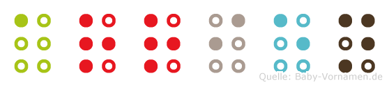 Arrien in Blindenschrift (Brailleschrift)