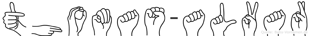 Thomas-Alvar im Fingeralphabet der Deutschen Gebärdensprache
