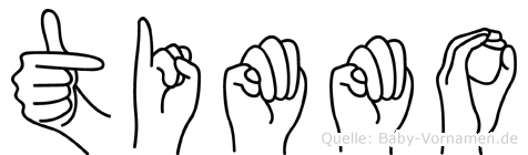 Timmo im Fingeralphabet der Deutschen Gebärdensprache