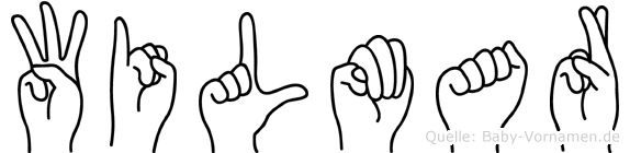Wilmar im Fingeralphabet der Deutschen Gebärdensprache