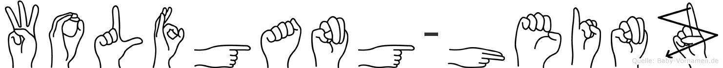 Wolfgang-Heinz im Fingeralphabet der Deutschen Gebärdensprache