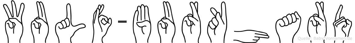 Wulf-Burkhard im Fingeralphabet der Deutschen Gebärdensprache
