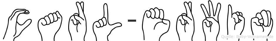 Carl-Erwin im Fingeralphabet der Deutschen Gebärdensprache