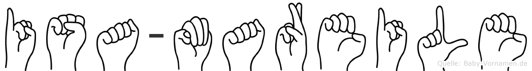 Isa-Mareile im Fingeralphabet der Deutschen Gebärdensprache