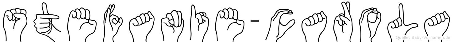 Stefanie-Carola im Fingeralphabet der Deutschen Gebärdensprache