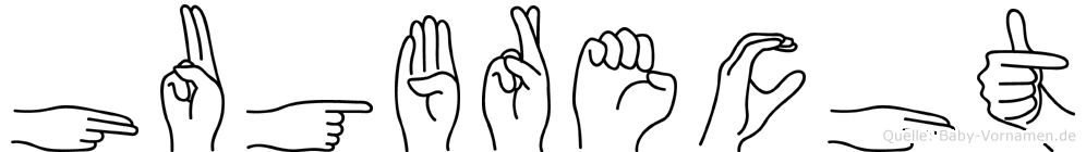 Hugbrecht im Fingeralphabet der Deutschen Gebärdensprache