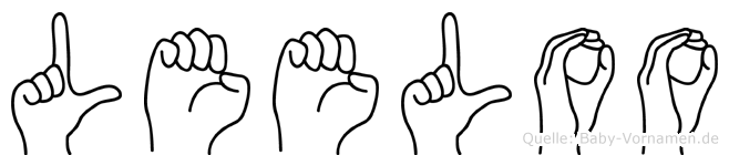 Leeloo im Fingeralphabet der Deutschen Gebärdensprache
