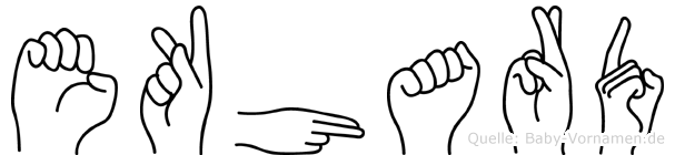 Ekhard im Fingeralphabet der Deutschen Gebärdensprache