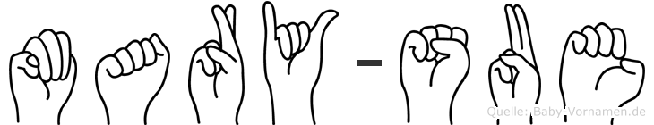 Mary-Sue im Fingeralphabet der Deutschen Gebärdensprache