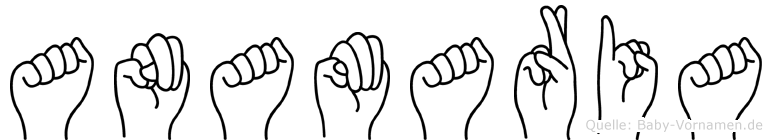 Anamaria im Fingeralphabet der Deutschen Gebärdensprache