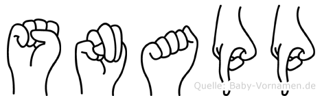 Snapp im Fingeralphabet der Deutschen Gebärdensprache