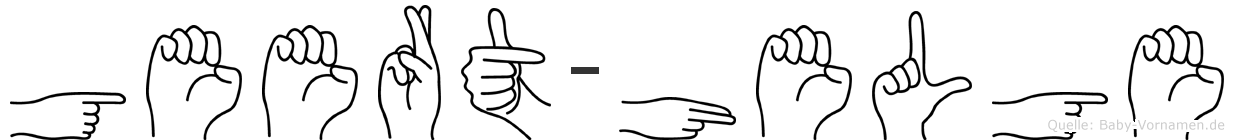 Geert-Helge im Fingeralphabet der Deutschen Gebärdensprache