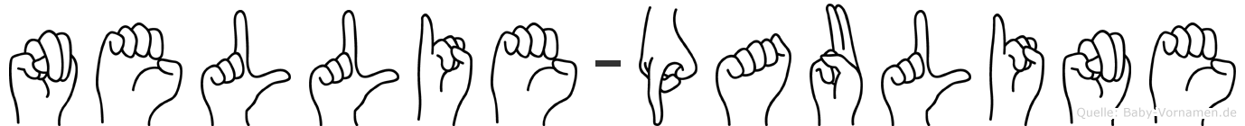Nellie-Pauline im Fingeralphabet der Deutschen Gebärdensprache