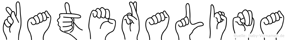 Kateralina im Fingeralphabet der Deutschen Gebärdensprache