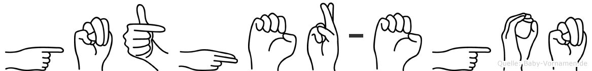 Günther-Egon im Fingeralphabet der Deutschen Gebärdensprache