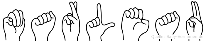 Marleau im Fingeralphabet der Deutschen Gebärdensprache
