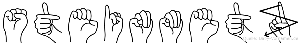 Steinmetz im Fingeralphabet der Deutschen Gebärdensprache