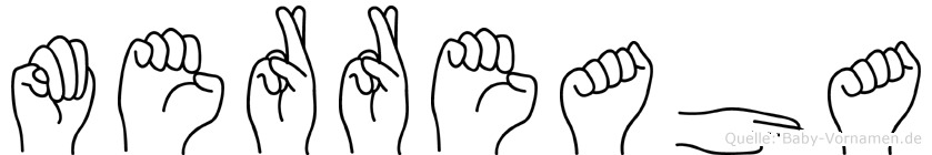 Merreaha im Fingeralphabet der Deutschen Gebärdensprache