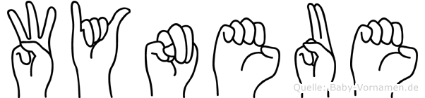Wyneue im Fingeralphabet der Deutschen Gebärdensprache