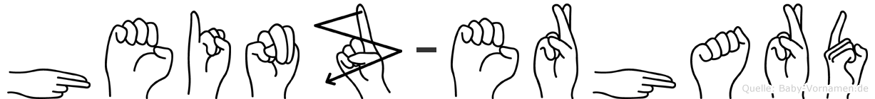 Heinz-Erhard im Fingeralphabet der Deutschen Gebärdensprache