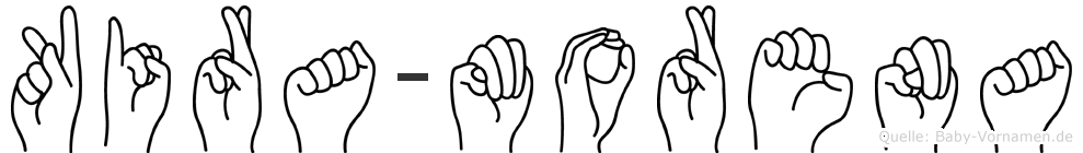 Kira-Morena im Fingeralphabet der Deutschen Gebärdensprache