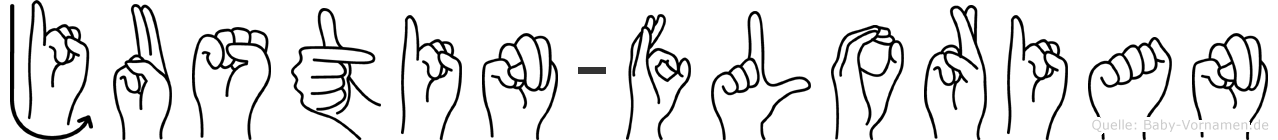 Justin-Florian im Fingeralphabet der Deutschen Gebärdensprache