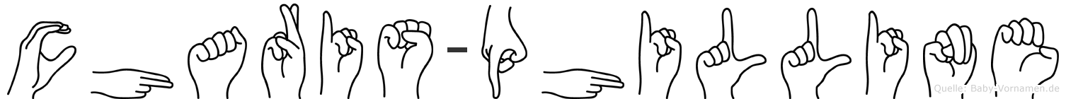 Charis-Philline im Fingeralphabet der Deutschen Gebärdensprache