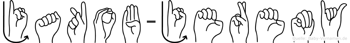 Jakob-Jeremy im Fingeralphabet der Deutschen Gebärdensprache