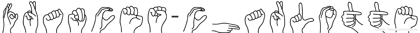 Frances-Charlotte im Fingeralphabet der Deutschen Gebärdensprache