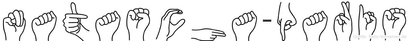 Natascha-Paris im Fingeralphabet der Deutschen Gebärdensprache