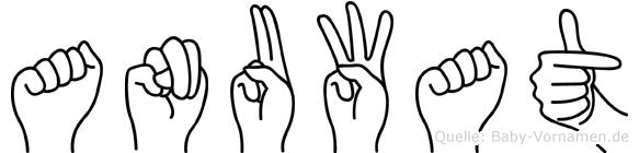 Anuwat im Fingeralphabet der Deutschen Gebärdensprache