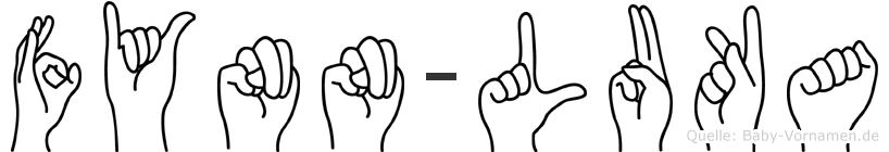 Fynn-Luka im Fingeralphabet der Deutschen Gebärdensprache