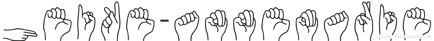 Heike-Annemarie im Fingeralphabet der Deutschen Gebärdensprache