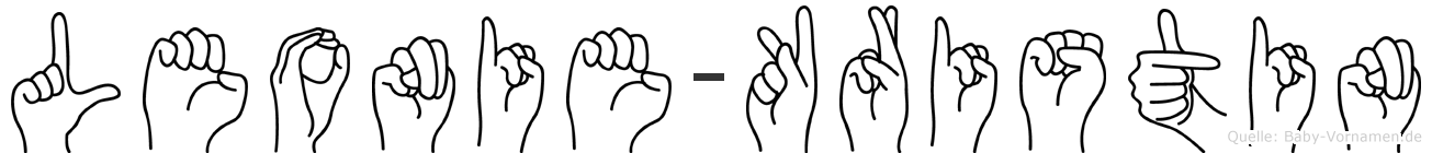 Leonie-Kristin im Fingeralphabet der Deutschen Gebärdensprache