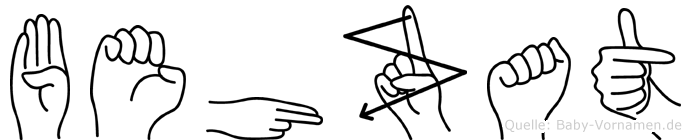 Behzat im Fingeralphabet der Deutschen Gebärdensprache