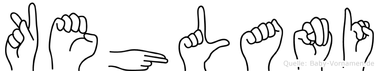 Kehlani im Fingeralphabet der Deutschen Gebärdensprache