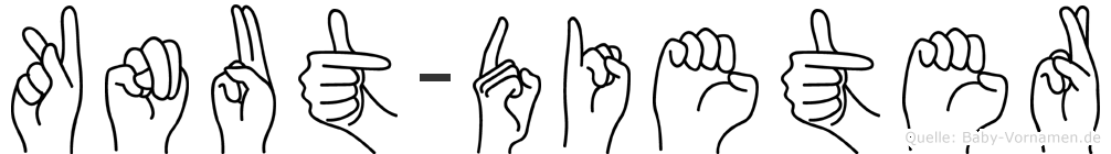 Knut-Dieter im Fingeralphabet der Deutschen Gebärdensprache