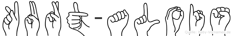 Kurt-Alois im Fingeralphabet der Deutschen Gebärdensprache