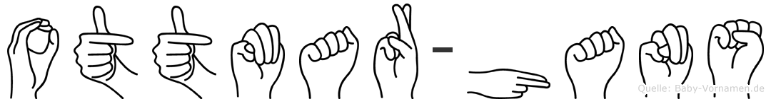 Ottmar-Hans im Fingeralphabet der Deutschen Gebärdensprache
