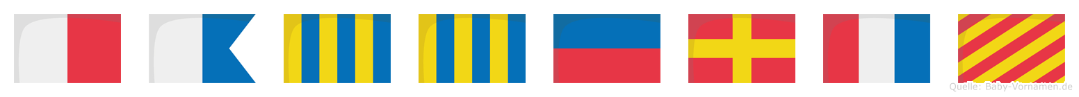 Haggerty im Flaggenalphabet