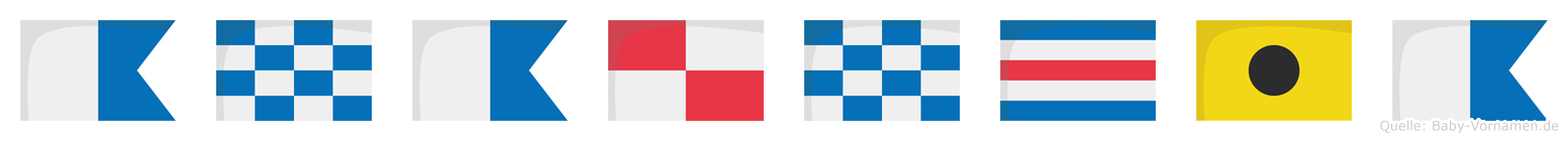 Anauncia im Flaggenalphabet