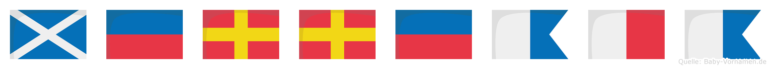Merreaha im Flaggenalphabet