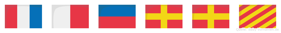 Therry im Flaggenalphabet